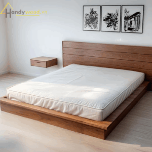 Giường ngủ gỗ tối giản GN10