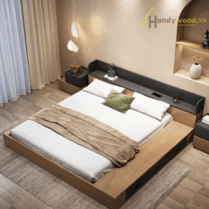 Giường ngủ phối màu hiện đại GN104