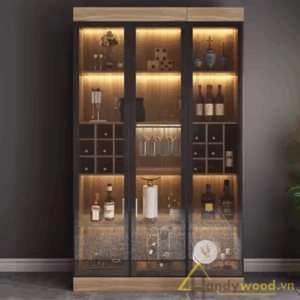 Tủ rượu trang trí hiện đại TR102