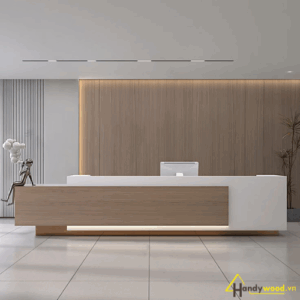 Quầy thu ngân kiểu dáng sang trọng QTN108