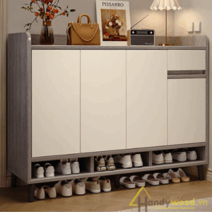 Tủ giày đẹp bằng gỗ hiện đại TG106