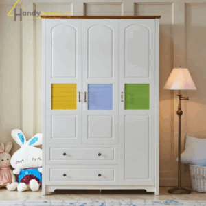 Tủ áo trẻ em sơn cao cấp TAE103