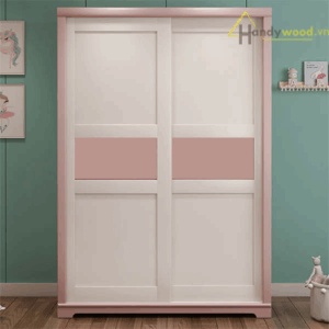 Tủ áo bé gái cánh lùa sơn cao cấp TAE104