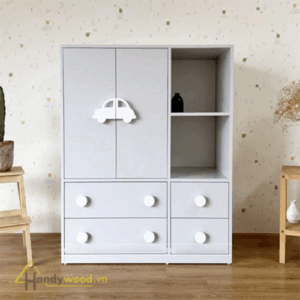 Tủ quần áo kết hợp trang trí TAE108