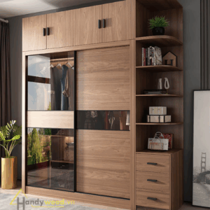 Tủ áo cánh kính lùa cao cấp TA107