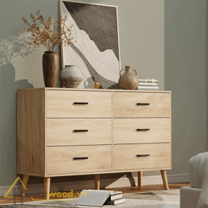 Tủ trang trí kiểu dáng Bắc Âu TTR111