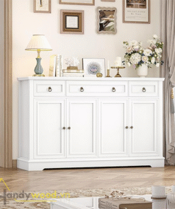 Tủ trang trí phong cách tân cổ điển TTR120